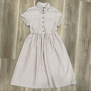 Urban Outfitters Gingham Shirt Dress 🤎